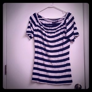 Black and white striped shirt